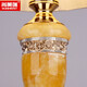 Shangmeirui Europäische leichte Luxus-Tischlampe Jade warme und modische Schlafzimmer-Nachttischlampe Wohnzimmer Hotelzimmer Villa Marmordekoration TY06-719 Jade gewöhnliche 5W LED-Glühbirne