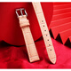 
Original version of Zhu Peili, suitable for Casio LTP-1391 V300 she-4539 4540 women's watch strap pink, alligator pink: steel pin buckle 14mm