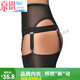 Beijing Shining slings European and American large size sexy mesh adjustable buckle anti-slip garter red L