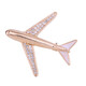 Yuedie (YUEDIE) airplane brooch men's and women's suit jacket accessories fashionable Korean style personalized badge pins jewelry clothing accessories gold