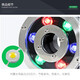 GUANGMO fountain lamp underwater lamp underwater lamp pool lamp underwater colorful spotlight outdoor waterproof courtyard lamp fountain landscape lamp 12W seven color
