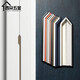 La nouvelle poignée de corne intégrée de Xiduo Porte d'armoire de tiroir de la porte Invisible Handle Invisible Poignée intégrée à fente #AIGE U702 Gris clair à double coin Middle-220 mm de long