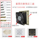 
TAIJU Taiwan Three Giants All Metal High Temperature Resistance Cooling Fan 220V Cabinet Distribution Cabinet Exhaust Fan Axial Flow Fan 12038 All Metal 220V
