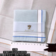 Zeluo Yankai Mandkerchief de style ancien pour hommes et messieurs portez un mouchoir en coton pur pour tous les coton absorbant Sweat Square Scarpe Colorage à rayures Light Square de mariage compagnon à main Yankai: Café léger [sac à enveloppe unique]
