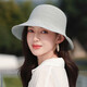 Xiangxue Yuxiu Japanese and paper sun hat women thin UV sun hat women travel fisherman hat women versatile sun hat beige
