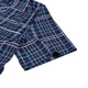 Sr. AIMU [mismo estilo en el centro comercial] 22SS indulgente seda a cuadros sedoso pijama de pijamas cardigan de manga corta NS41F684 Blue a cuadros de color azul oscuro YH8 L (170)