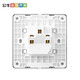 Bull air conditioning water heater special socket switch panel high power power wall with 16A three-hole 86 type concealed G07 16A three-hole socket