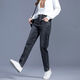 Zhang Fanyu 200jin [Jin ist 0,5 kg] Hosen für Arbeit und Arbeit für Frauen im Herbst und Winter Mode Harem Jeans für Frauen 2022 New Lou Lose und Delicate 9905 Blue Single Hosen 26 _ Code schlägt 80-90jin vor [Jin gleich 0,5 kg]