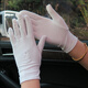 Ainuodeng summer thin gloves for women short embroidered driving gloves spandex solid color elastic etiquette gloves autumn women's gloves spandex embroidery: 1 light gray + 1 beige [2 double packs]