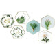 Bathroom hole patching wall stickers kitchen ugly decoration stickers self-adhesive tile concealer hole stickers nail hole waterproof love plants and flowers large