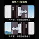 Thousand-speed wheel plastic steel casement door and window T-lock window lock limiter safety lock protective lock anti-theft lock punch-free model 4 pieces alloy