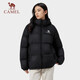 Camel (camello) [Little-Graphene solar] Chaqueta de abajo al aire libre para hombres y mujeres Traje de pan tibio engrosado A33CAPN163