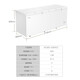 海尔（Haier）冰柜商用大容量全冷冻家用冷藏冷冻两用一键转换-38度超低温冷柜海鲜速冻保鲜柜500升以上 【-38度超大容量】｜829HEZ｜ 829L
