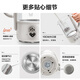 Buydeem glue-free health kettle electric kettle mini health cup office insulated electric kettle tea maker K32 oatmeal white (excluding extraction basket)