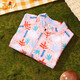 
361 children's swimsuits, girls, middle-aged and children's one-piece five-point swimsuits, girls summer prints, quick-drying, breathable hot spring swimming suits