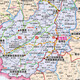 NOUVELLE MATE DE PROVINCE DE NOUVEAU YUNNAN Version papier Stickers Wall 1068 * 749 mm Région politique Traffic Geography Carte