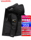 Yaya (YAYA) new down jacket men's short winter trendy casual warm thickened outdoor casual cold-proof jacket DYE3B010422D-black 175