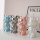 
Yunya Violent Bear Ornaments Living Room TV Cabinet Wine Cabinet Decoration Light Luxury High-end Ceramic Piggy Bank Home Birthday Gift Love Bear Four Pack (White, Pink, Blue, Silver) 35cm
