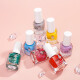 Fräulein Nella Kinder besonderer Nagellack können abtrünnig und sicher und geschmackloser kleiner Mädchen Kindertag Geschenk Make-up Nagelkunst Spielzeug Mn21n Shining Peacock Blue 4ml
