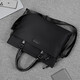 Fadelu Waterproof Waterproof Handbag Men's Briefcase Business Shoulder Messenger Bag Men's 14-inch Casual Computer Cloth Bag Black