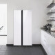Samsung (SAMSUNG) 655 liter air-cooled frost-free metal uniform cooling intelligent frequency conversion original imported compressor double-door glass panel double-door refrigerator home appliances national subsidy RS62R50371L/SC