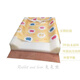 
Chuangjingyi chooses a diaper table baby care table bathtub nursing table baby diaper change pad baby touch massage mat white individual diaper pad can be suspended 80x40cm