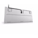 Alienware AW420K white TKL wired gaming keyboard mechanical keyboard cherry red shaft RGB lighting new style white RGB multi-color backlight, cherry red shaft