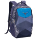 OIWAS Backpack Men's Backpack Fashion Trend Large Capacity Student Breathable School Bag Lightweight Travel Leisure Bag Men's USB External Charging 4995 Dark Blue