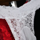 Sexy underwear for men, sexy lace underwear, stockings, shorts, sexy thong panties, goddess breathable large size, egg-packed, white oily - egg-packed, thong panties, L size 115-145Jin Jin is equal to 0.5 kg