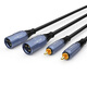Akihabara (Choseal) Dual Lotus zum Dual Card -Audiokabel 2RCA zu Nong -Verstärker und Busmischer -Verstärker XLR Kupferkernkabel Kabel Rot und Weiß Lotus Kopf an männliche und weibliche Verbindungskabel Doppel -Lotus -zu -Dual -Card -Audiokabel (alte) QS3527 5 Meters