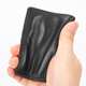 Ehrenmann Cowide Visitenkartenkartenbeutel echtes Leder -Männer mit großer Kapazität Visitenkarteninhaber Frauenlizenz -Lizenz -Bag -Karten -Kartentasche 99 Black Large Card Slot