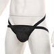 Men's Sexy Underwear Men's Thong Low Waist Back Empty Double Butt Mesh Breathable Sexy Sexy Underwear White M