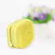 SLPC dog bath brush pet dog bath massage brush bath soft brush can be filled with shower gel bath brush combing brush new yellow soft bristle brush
