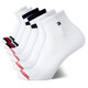 Tommy Hilfiger autumn and winter socks Tommy Men's 6 pairs of white sports socks shock-absorbing socks men's socks sweat-absorbing and breathable basketball socks Solid White 6 pairs all sizes
