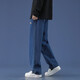 Foss Phil Jeans Herren Frühlings- und Herbststil Winter loser klarer Farbe American Vielseitige High Street Weitbein Hosen Casual Hosen Herren Trendy Marke 718-825 Dunkelblau M [Vorgeschlagen 110-130jin [Jin gleich 0,5 kg]]]