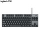 罗技（Logitech） K835 机械键盘 电竞游戏电脑办公有线紧凑84键便携版键盘 K835黑色  红轴