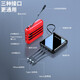 ZNNCO power bank 20,000 mAh small and portable with cable mini fast charging large capacity mobile power supply to be on board the plane suitable for Apple and Xiaomi mobile phone 20,000 mAh five-out three-in丨steel black