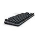 罗技（Logitech） K835 机械键盘 电竞游戏电脑办公有线紧凑84键便携版键盘 K835黑色  红轴