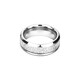 MOLC European and American ring men's trendy single ring simple index finger personality light luxury niche hip-hop ring birthday gift R0191 <Rime Ring> No. 9