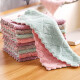 Tinghao dishwashing cloth 6 pack absorbent rags non-stick oil scouring pad kitchen dishcloth cleaning cloth table wiping dish towel