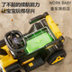 WORK BABY children's electric excavator toy car can sit adults and two-person toys for women and boys remote control electric engineering excavator [remote control version] yellow [double seat]