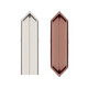 La nouvelle poignée de corne intégrée de Xiduo Porte d'armoire de tiroir de la porte Invisible Handle Invisible Poignée intégrée à fente #AIGE U702 Gris clair à double coin Middle-220 mm de long