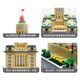 WANGE Wange building blocks Chinese ancient building model mortise and tenon adult three-dimensional puzzle decoration cultural and creative souvenir gift ornaments Shanghai Bund Customs Building 6231 [1243 pieces]