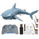 Gaomisi children's remote control shark can be taken underwater and simulated great white shark submarine can be recharged for boys outdoor play toys. Remote control shark that can squirt water-blue shark