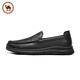 Camel Versatile British Leather Shoes Men's Business Casual Shoes Soft Leather Soft Sole Shoes PMS2210008 Black 42
