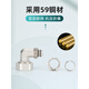 XMSJ aluminum-plastic pipe swing knot elbow 90 degrees right angle 1216 inner teeth 1620 solar water pipe gas accessories 4 points 6 points copper 12164 points inner teeth retract color