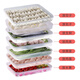 Wenli dumpling box special food-grade frozen box frozen dumplings quick-frozen fresh-keeping refrigerator household storage container for wontons large 5-cover 5-layer + dumpling making artifact