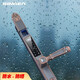 Singa Broken Bridge Aluminium Fingerabdruck Schloss Gartenportal Außenwaterdes intelligentes Schleusen Schmaler Seitentür KFC Electronic Lock Passwort Lock [C728C] Schwarz Bronze wasserdichte Antiquitäten-Doppel-Seite
