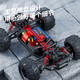 SODEEP children's toys boys rc remote control car tank sensing can launch off-road stunt deformation racing birthday gift high speed drift car/brushless motor-red
