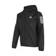 Adidas jacket men's 2025 summer new sportswear running fitness training woven hooded jacket casual top IN1483 black M